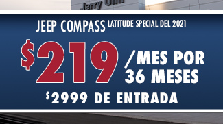 Jeep Compass Latitude special del 2021