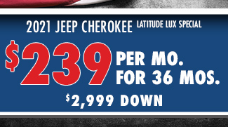 2020 Jeep Cherokee Latitude lux special