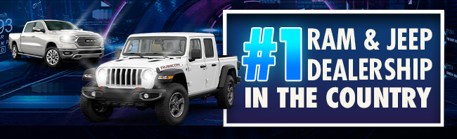#1 RAM & Jeep Dealership in The Country!