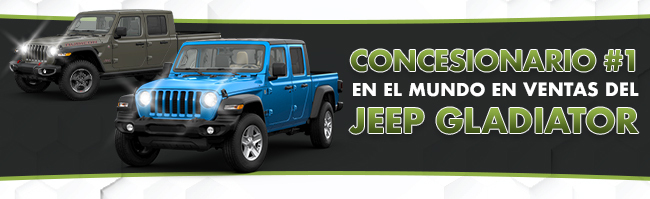 Concesionario #1 en el mundo en ventas del Jeep Gladiator