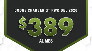 Dodge Charger GT RWD del 2020 $389 al mes
