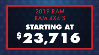 new 2019 ram 4x4s