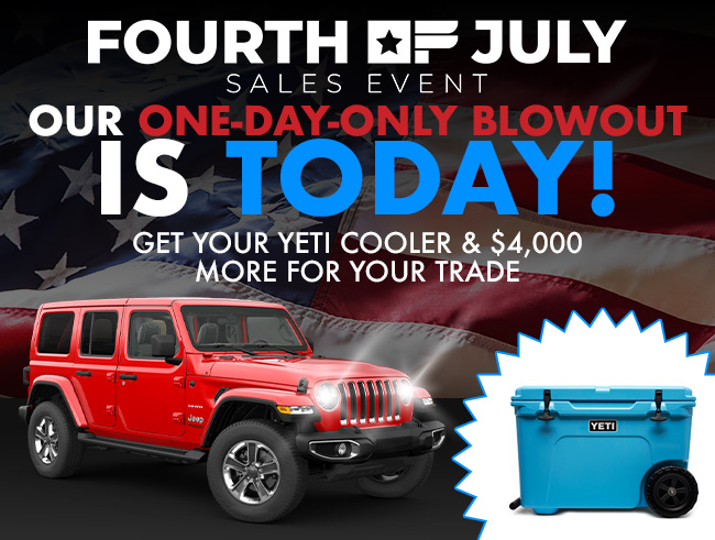 Our One-Day-Only Blowout Is Today!