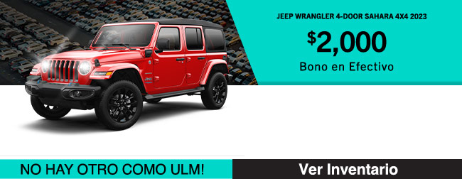 Jeep Wrangler Special Offer
