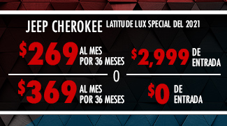 Jeep Cherokee Latitude LUX special del 2021
