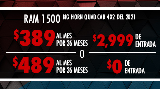 Ram 1500 Big Horn Quad Cab 4x2 2021