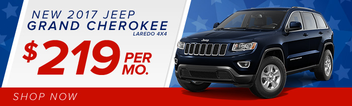 New 2017 Jeep Grand Cherokee Laredo 4X4 