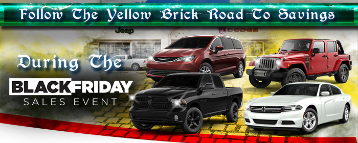 Follow The Yellow Brick Road To Savings During The Black Friday Sales Event