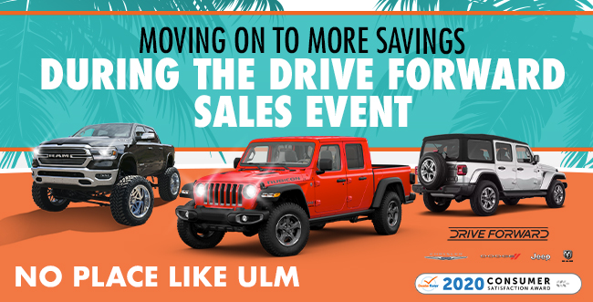 Moving On To More Savings During The Drive Forward Sales Event