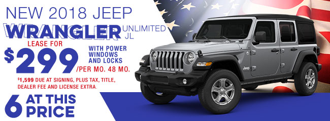 New 2018 Jeep Wrangler Unlimited JL