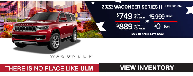 Red Wagoneer with offer