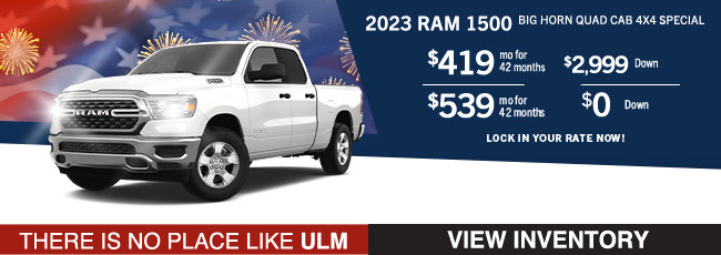 2023 RAM 1500 Big horn quad cab