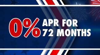 0% APR For 72 Months