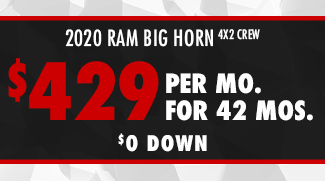 2020 Ram Big Horn 4x2 Crew 