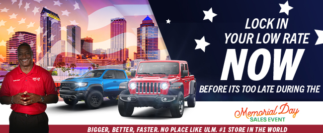 Image of Vehicles in Promotional Offer from Jerry Ulm Chrysler Dodge Jeep RAM in Tampa Florida