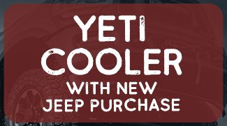 Yeti Cooler With New Jeep Purchase
