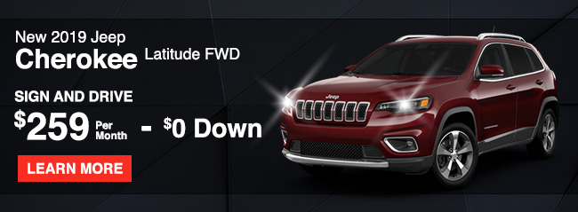 New 2019 Jeep Cherokee Limited FWD