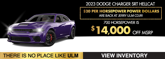Special offers on Dodge Charger Hellcat