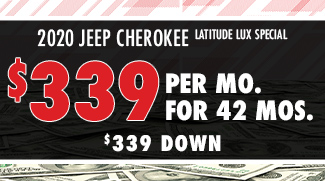 2020 Jeep Cherokee Latitude lux special