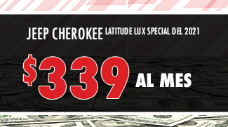 Jeep Cherokee latitude lux special del 2021