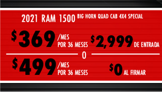 2021 RAM 1500