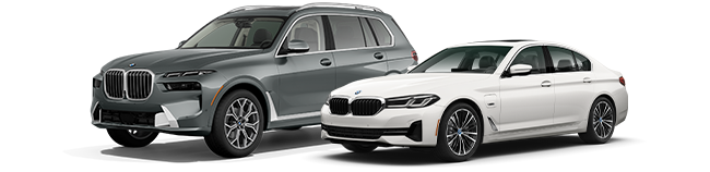 Lineup of BMW models