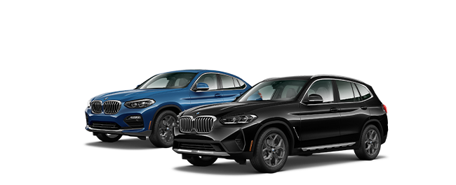 Lineup of BMW models