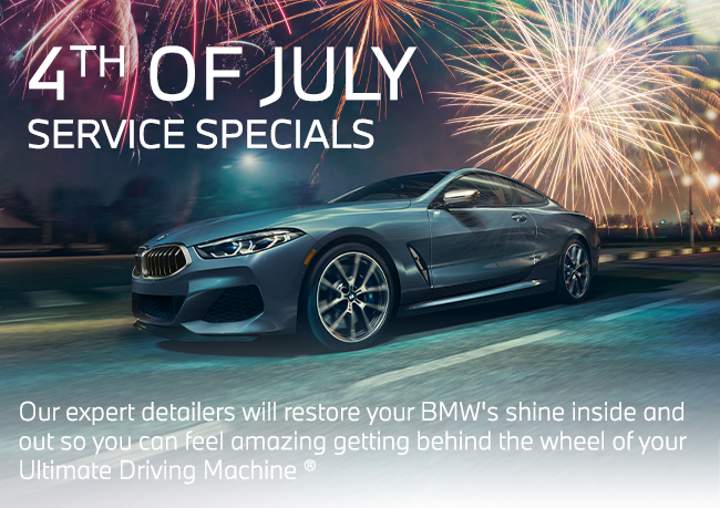 4th of July Service Specials at Kelly BMW