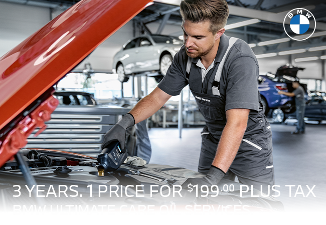 BMW ultimate care oil services