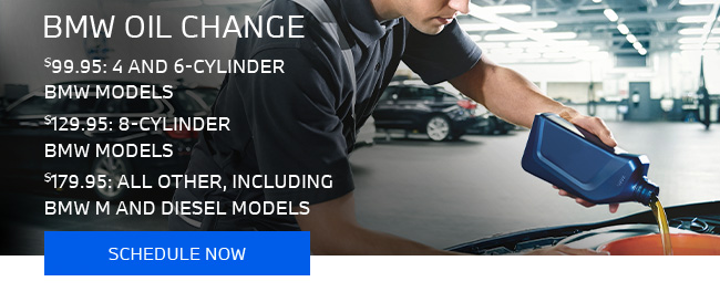 BMW Oil change specials