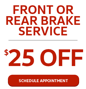 Front or Rear Brake Service