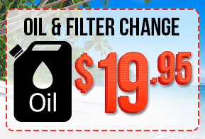 Oil & Filter Change $19.95