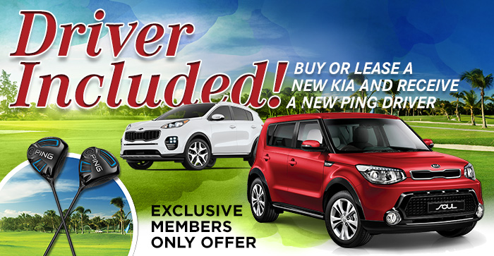 Driver Included! Buy Or Lease A New Kia And Receive A New PING Driver