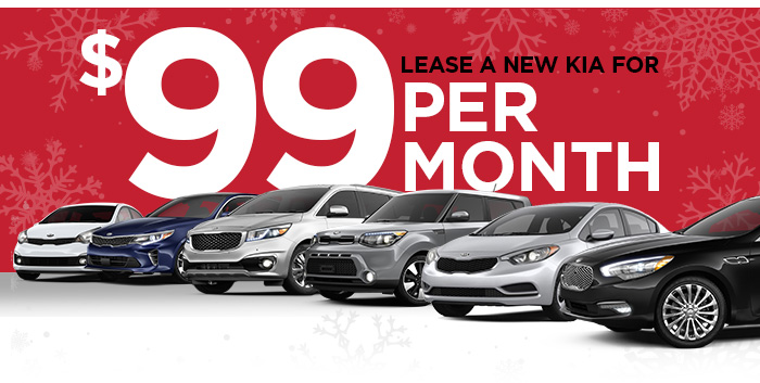 Lease a new Kia for $99 per month!