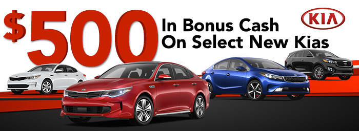 $500 Off Select New Kias