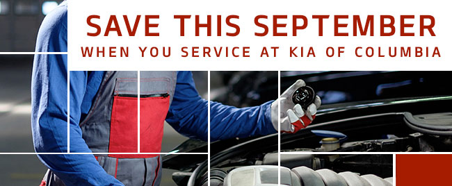 Save This September When You Service At Kia Of Columbia