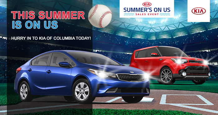 This Summer Is On Us Hurry in to Kia of Columbia today!
