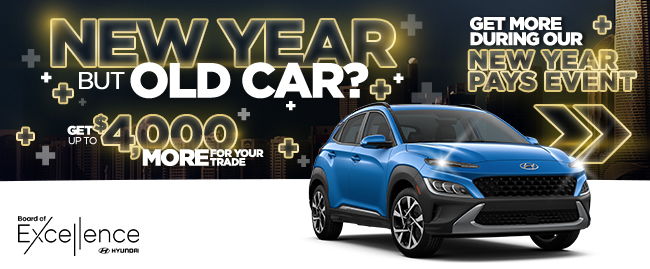 New Year but old car - get more during our new year pays event
