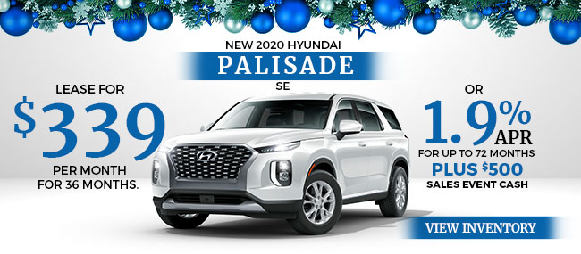 All New 2020 Hyundai Palisade SE