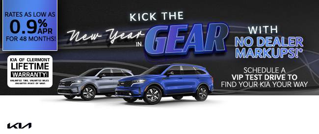 Kick the New Year in gear with no dealer markups