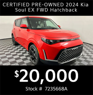 CERTIFIED PRE-OWNED 2024 Kia Soul EX FWD Hatchbackr