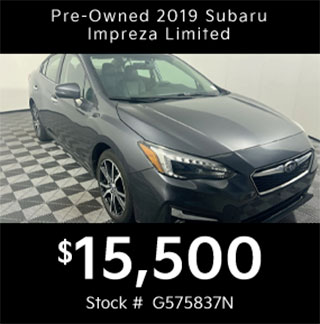 Pre-Owned 2019 Subaru Impreza Limited