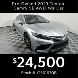 PRE-OWNED 2023 Toyota Camry SE AWD 4dr Car