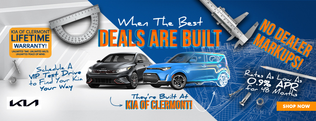 the best deals are built at Kia of Clermont