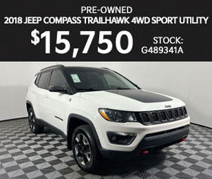 preowned Jeep Compass Trailhawk