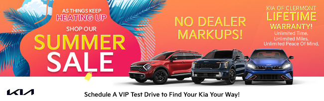 Catch the early wave, schedule a VIP test drive to find Kia your way