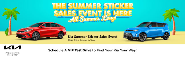 Catch the early wave, schedule a VIP test drive to find Kia your way