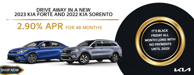 2023 KIA Forte and 2022 KIA Sorento