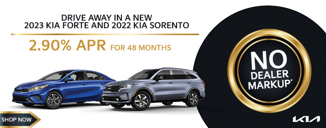 2023 KIA Forte and 2022 KIA Sorento