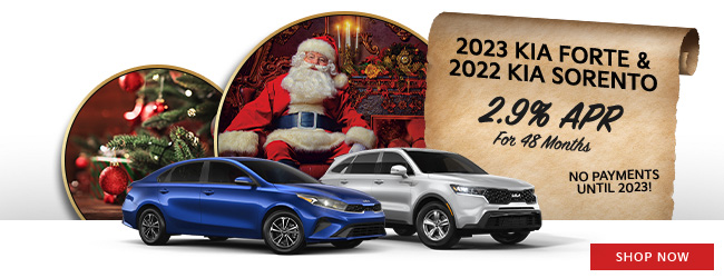 2023 KIA Forte and 2022 KIA Sorento